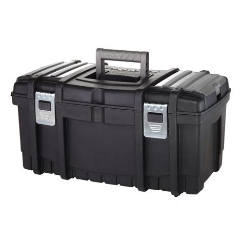 husky 22 in. tool box with new metal latches|husky 22 inch connect system.